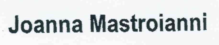 JOANNA MASTROIANNI