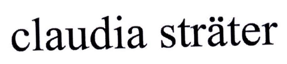 CLAUDIA STRATER