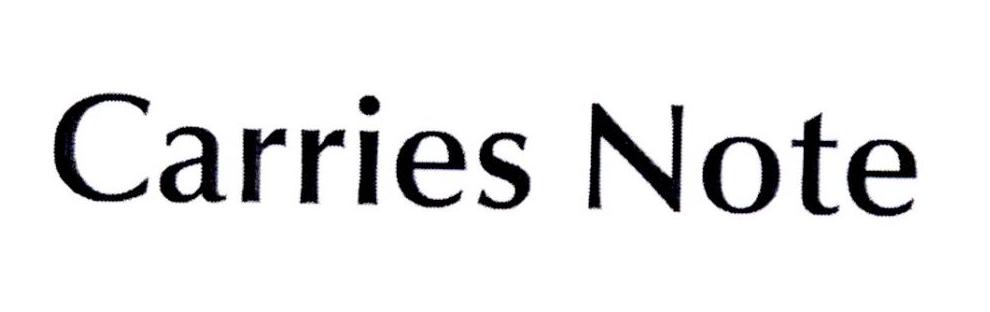 CARRIES NOTE