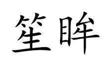 笙眸
