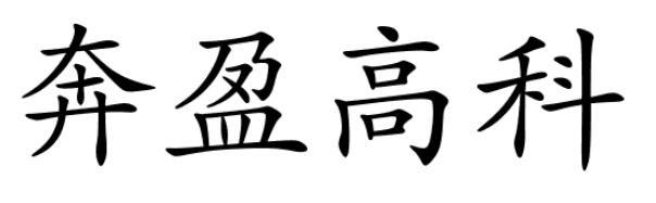 奔盈高科