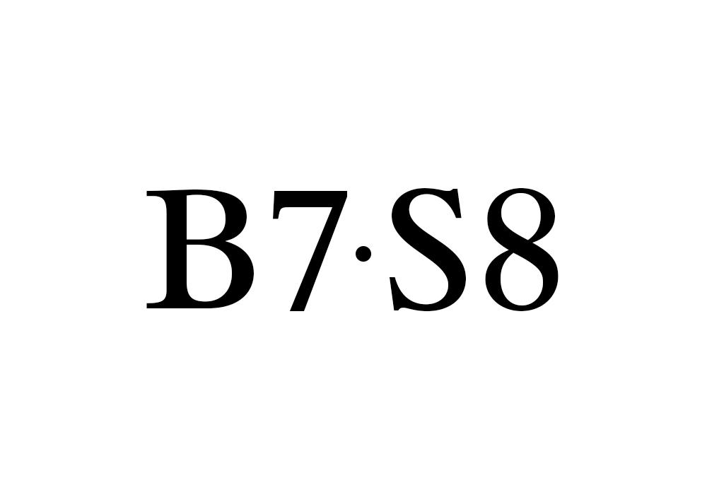 B 7 · S 8