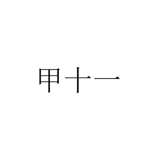 甲十一