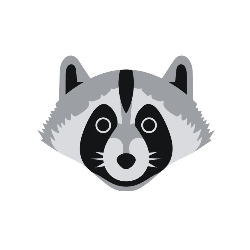 浣熊头像图形
