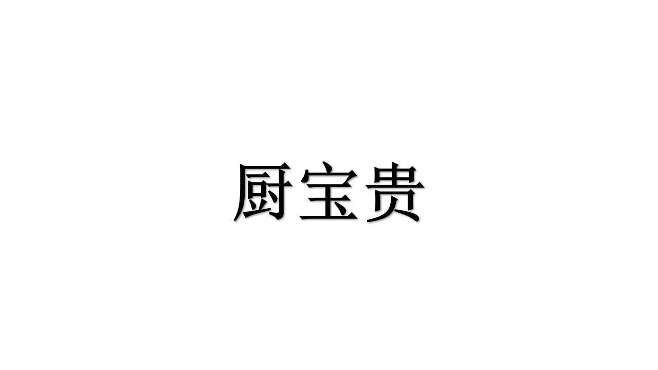 厨宝贵
