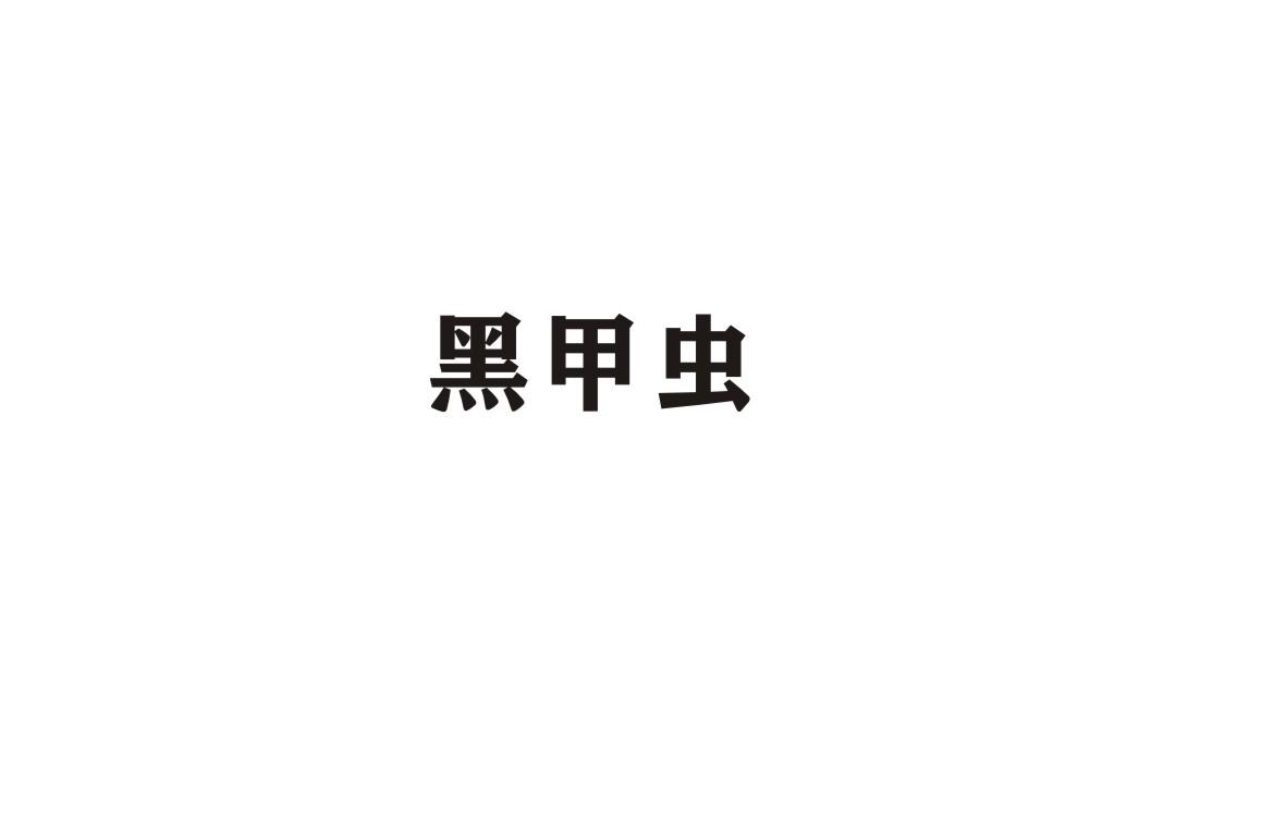 黑甲虫