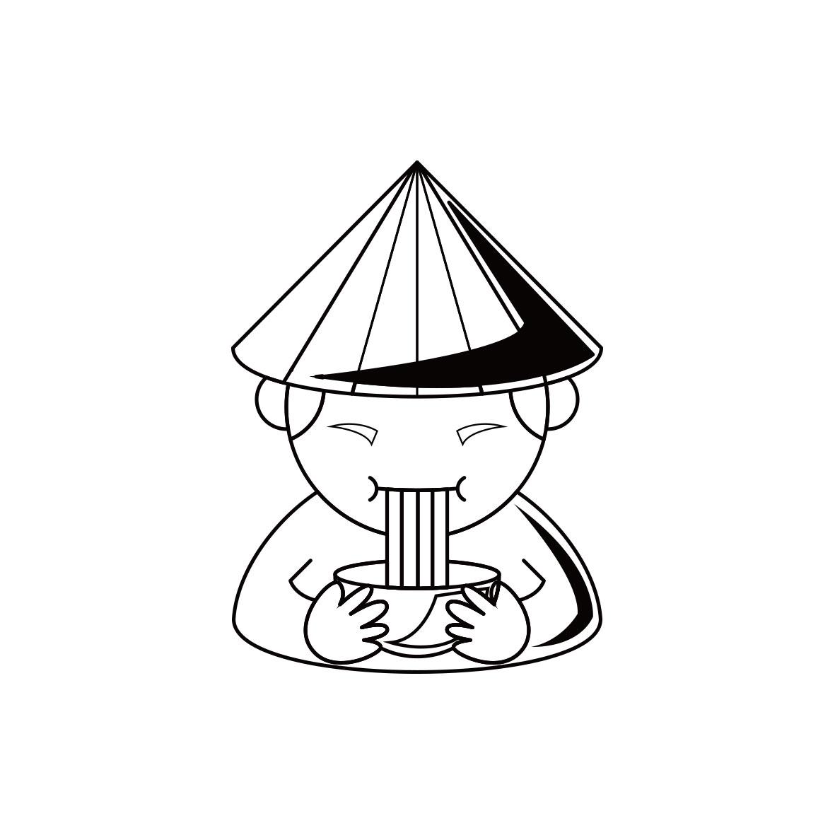 吃面图