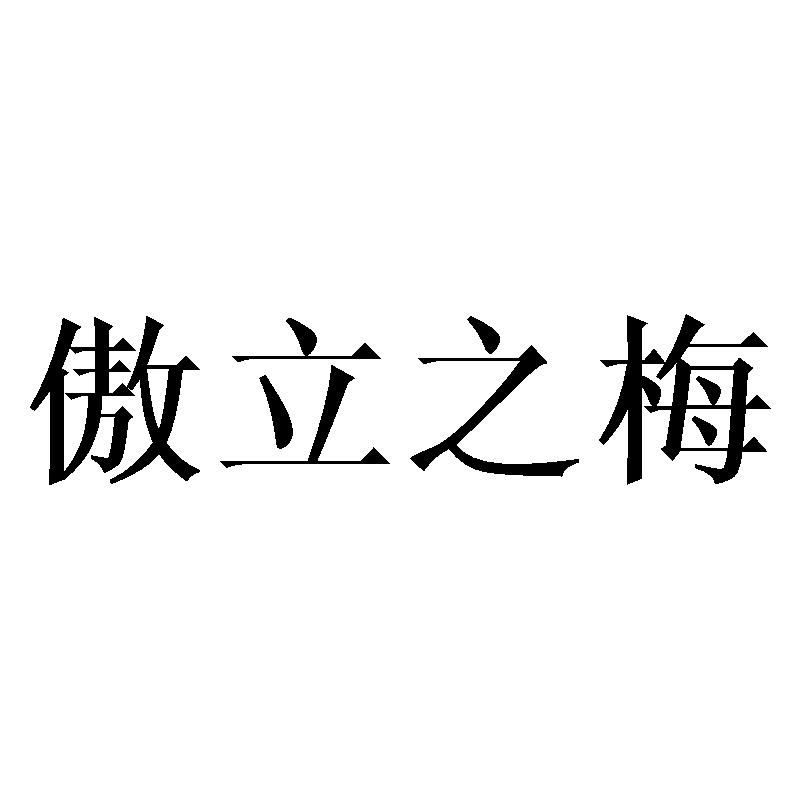 傲立之梅