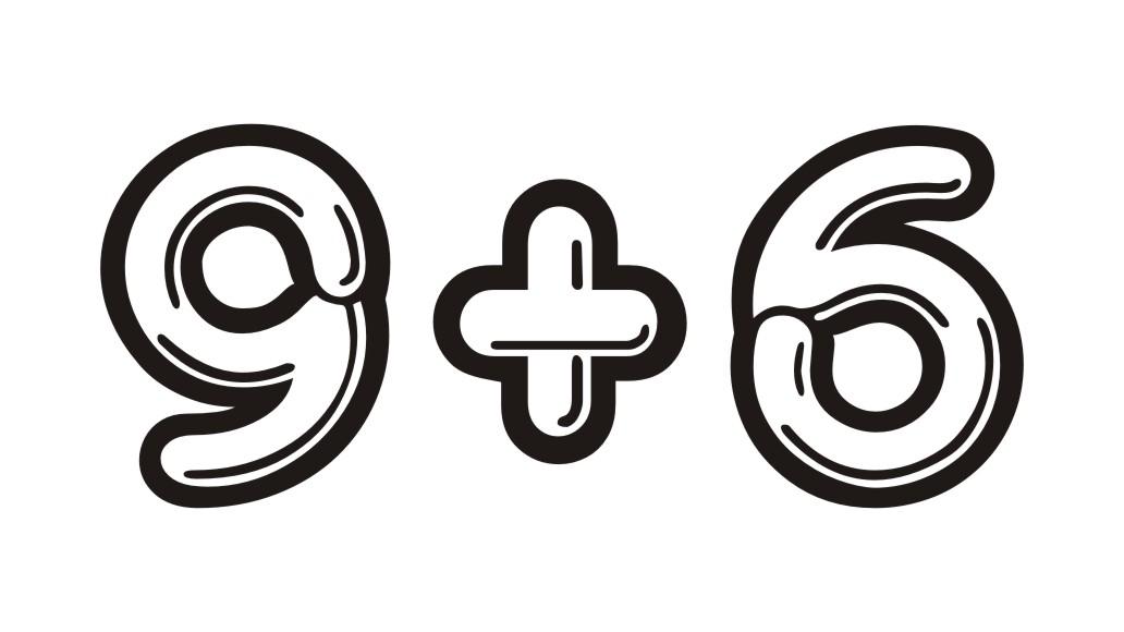 9+6