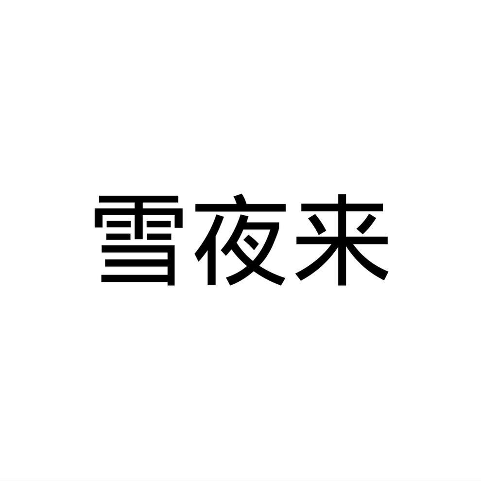 雪夜来