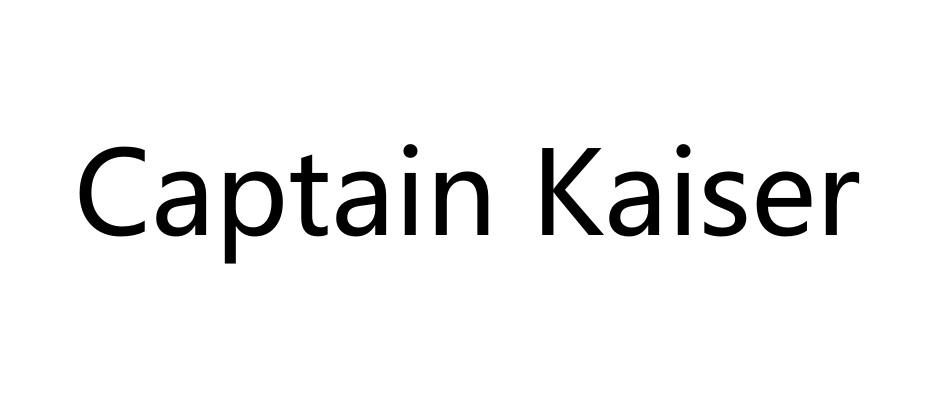  CAPTAIN KAISER