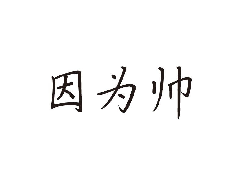 因为帅