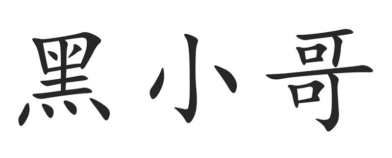 黑小哥