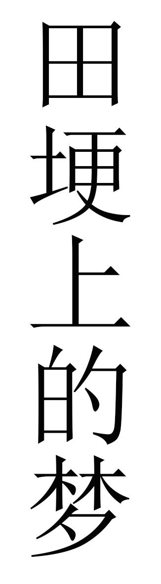 田埂上的梦