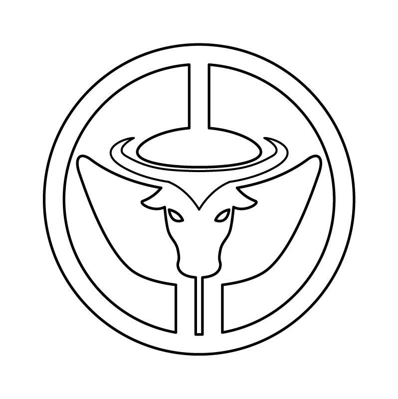  纯图形（牛头）