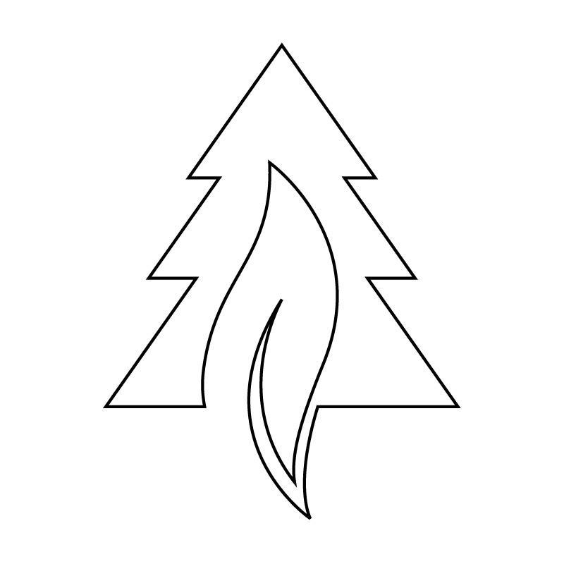  纯图形（圣诞树）