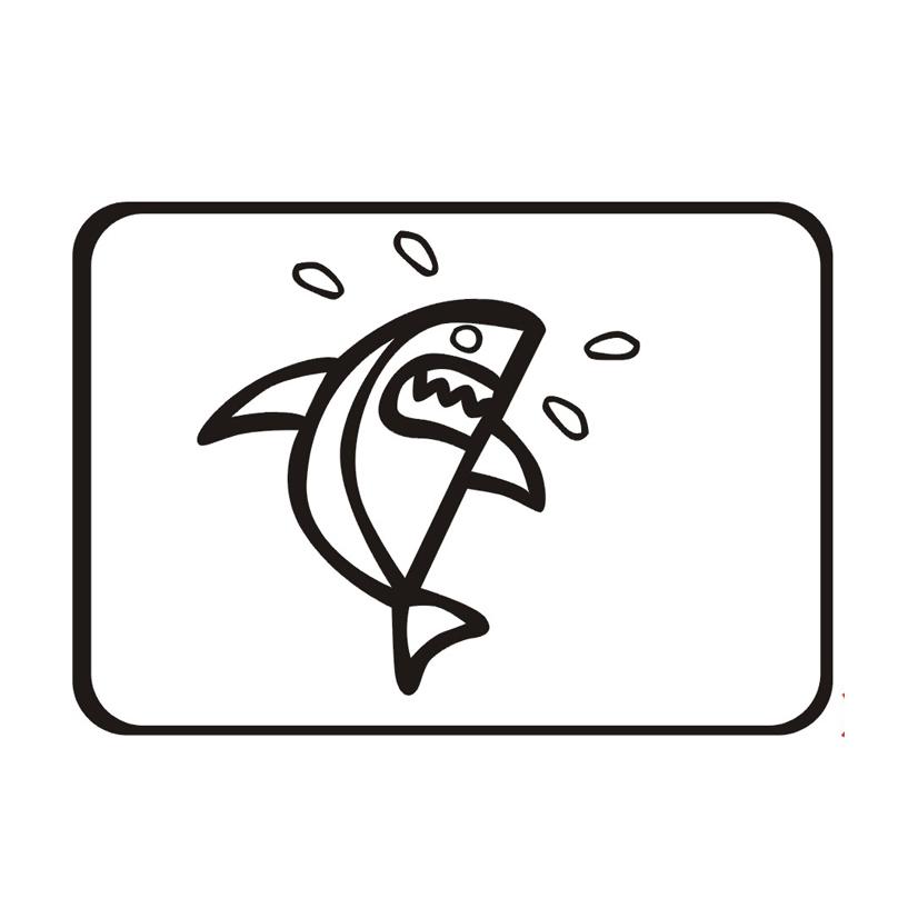 图形鲨鱼（鞋）