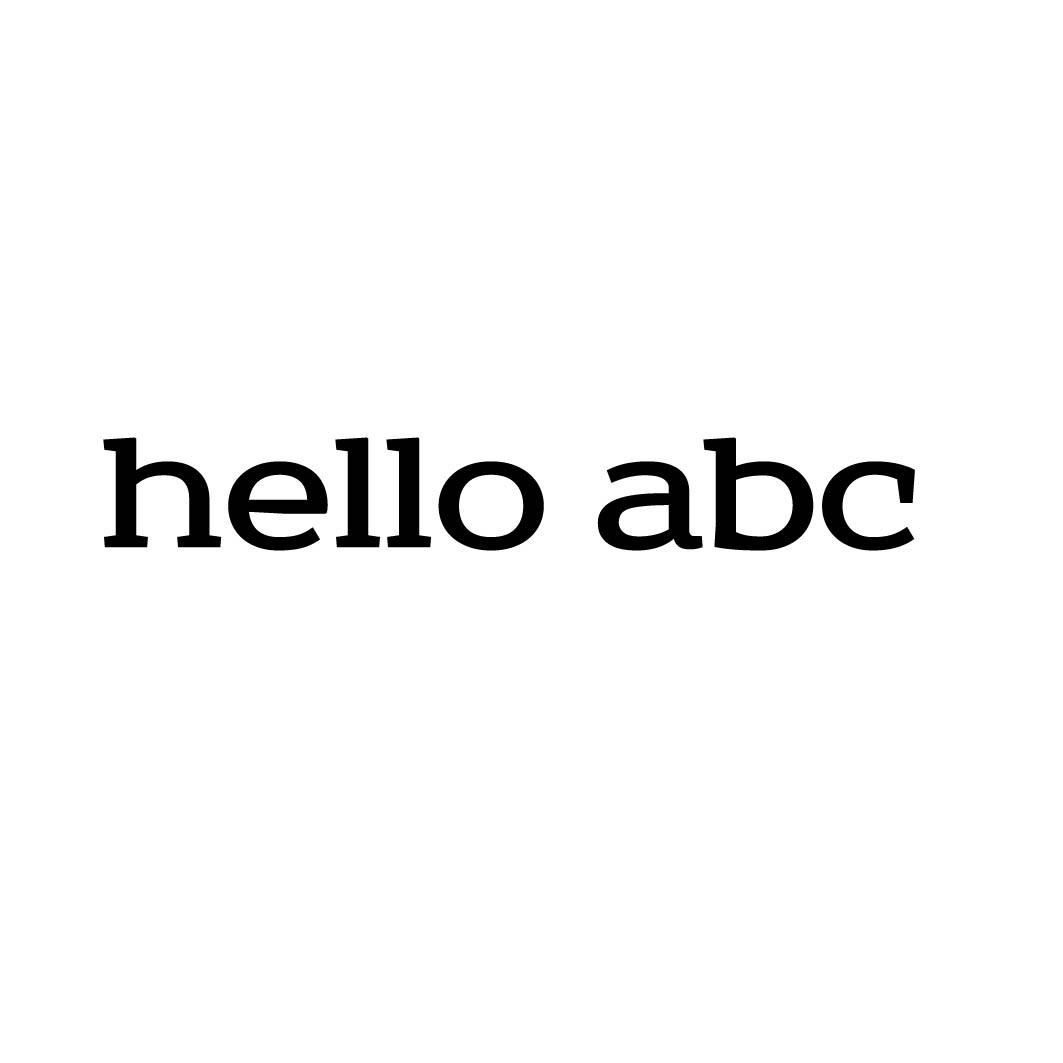 HELLO ABC 
