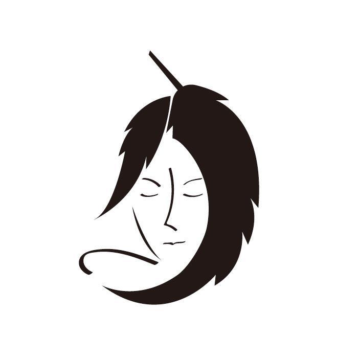人脸树叶图形