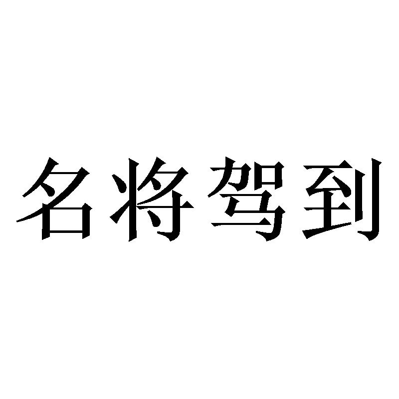 名将驾到