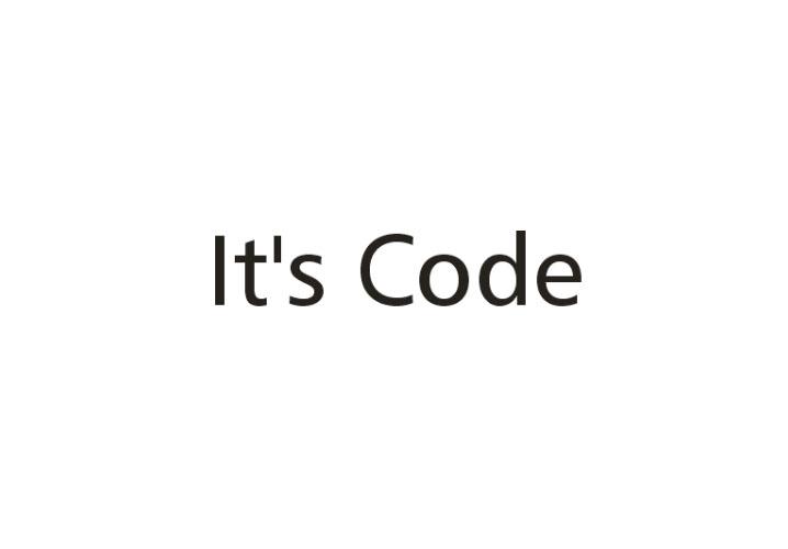 IT S CODE