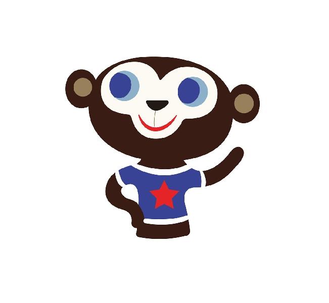 招手猴图形