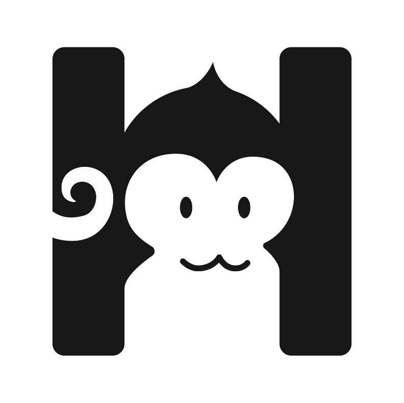 纯图形（H+猴子）