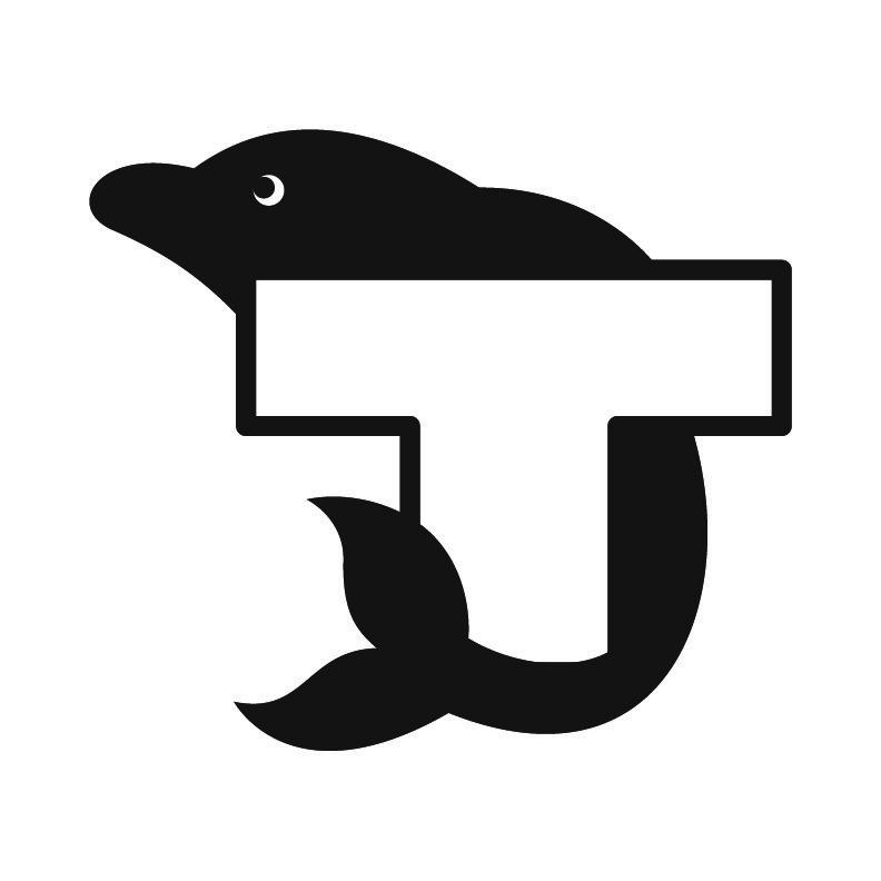 纯图形（T+海豚）