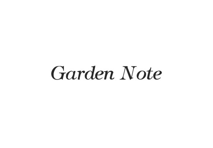 GARDEN NOTE