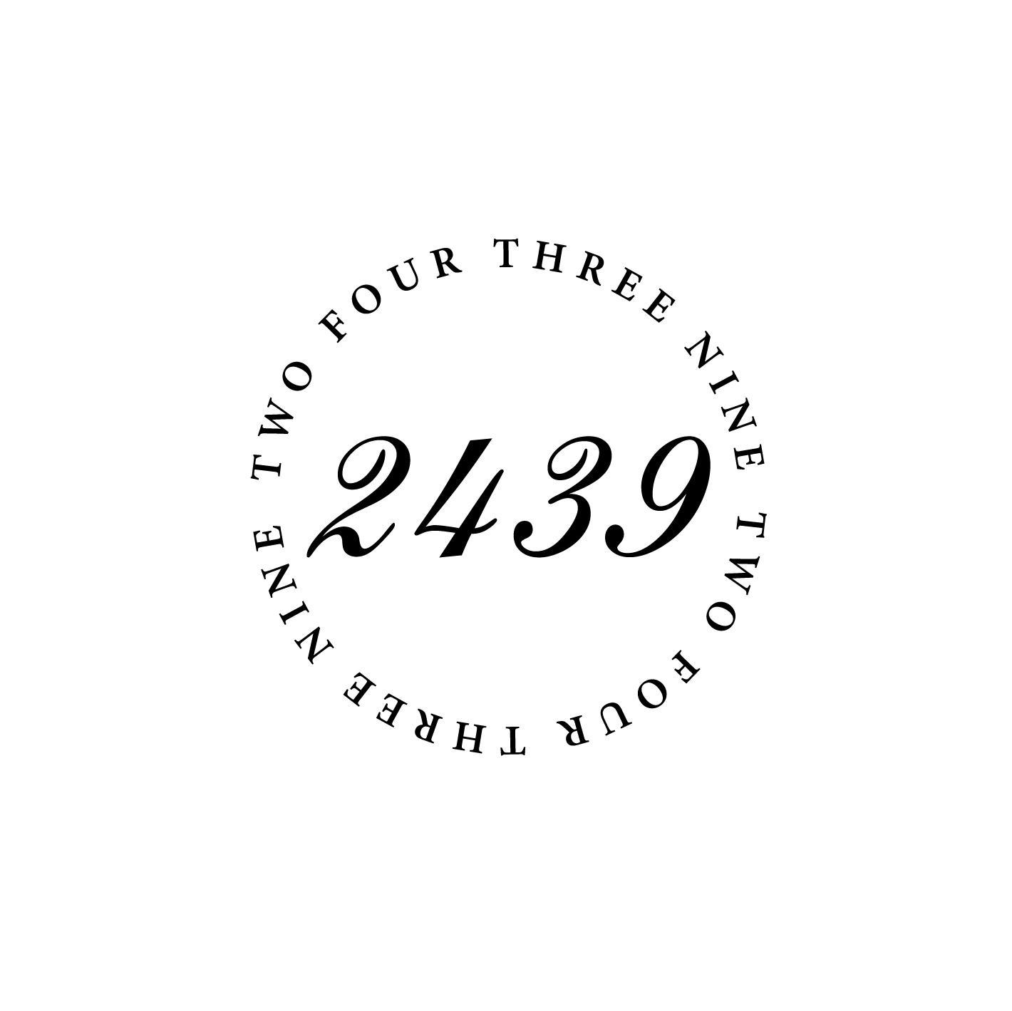 TWO FOUR THREE NINE2439