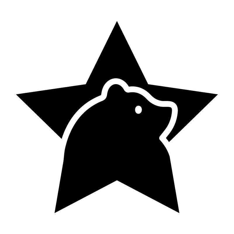 纯图形（五角星 熊）