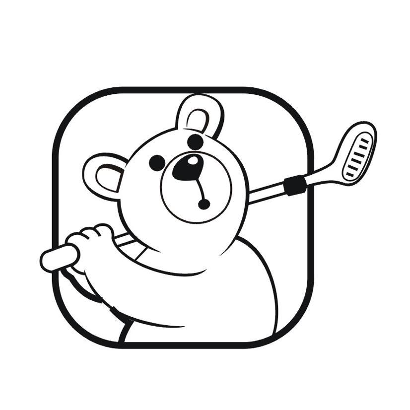 高尔夫熊图形