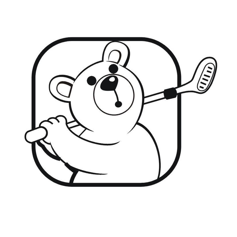 高尔夫熊图形
