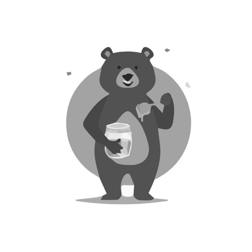 蜂蜜熊图形