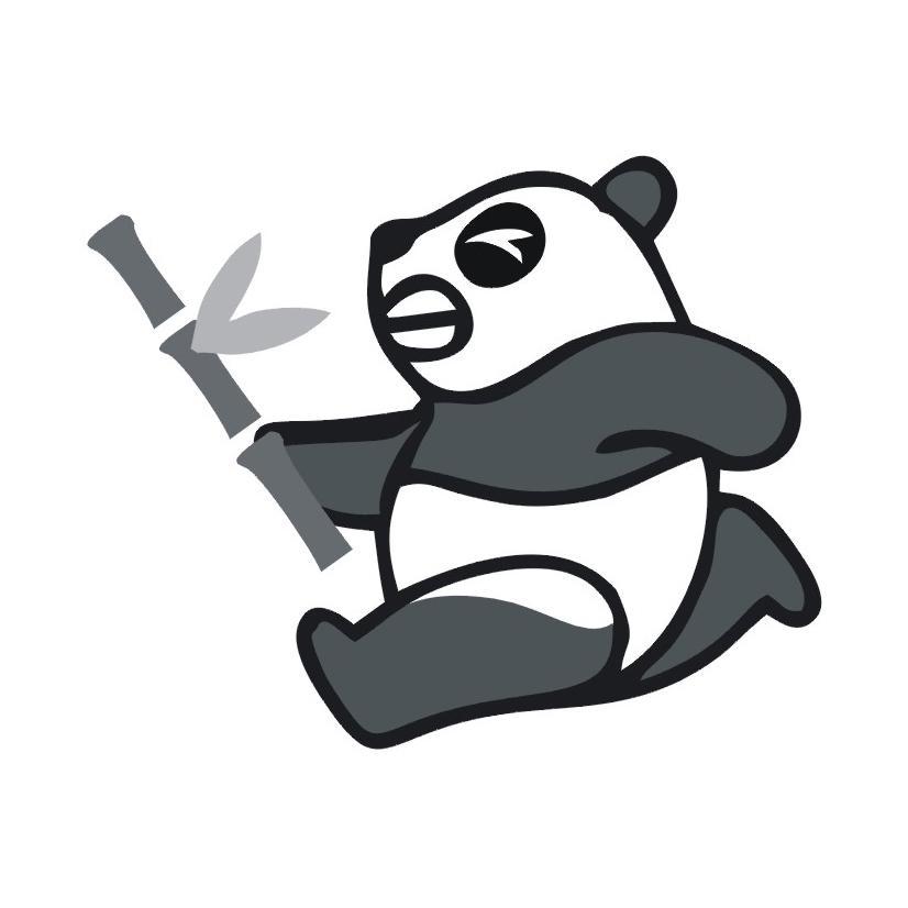 熊猫竹子图形