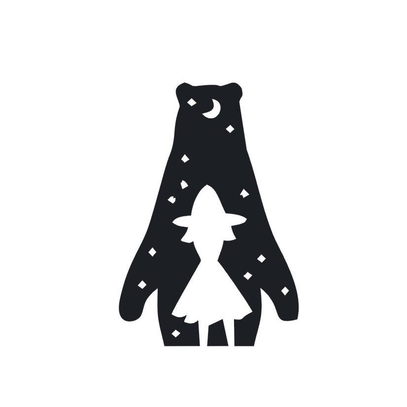 星星月亮熊图形