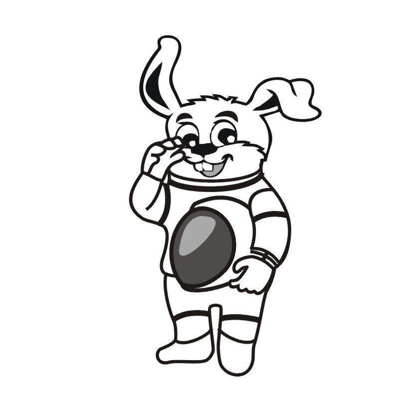 宇航员兔子图形