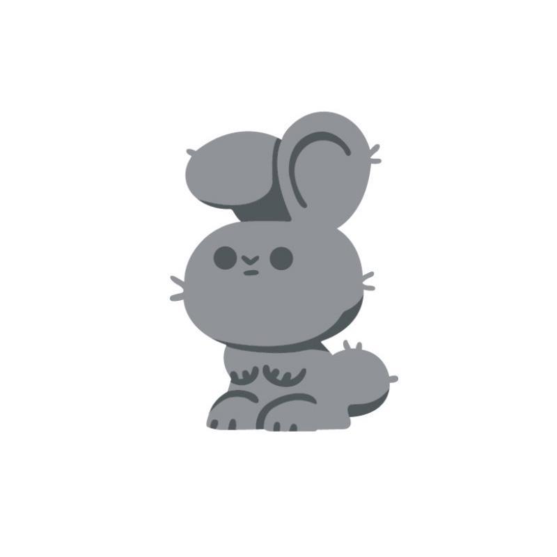 大耳朵兔子图形