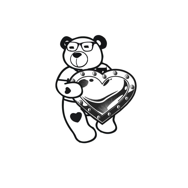 爱心熊图形
