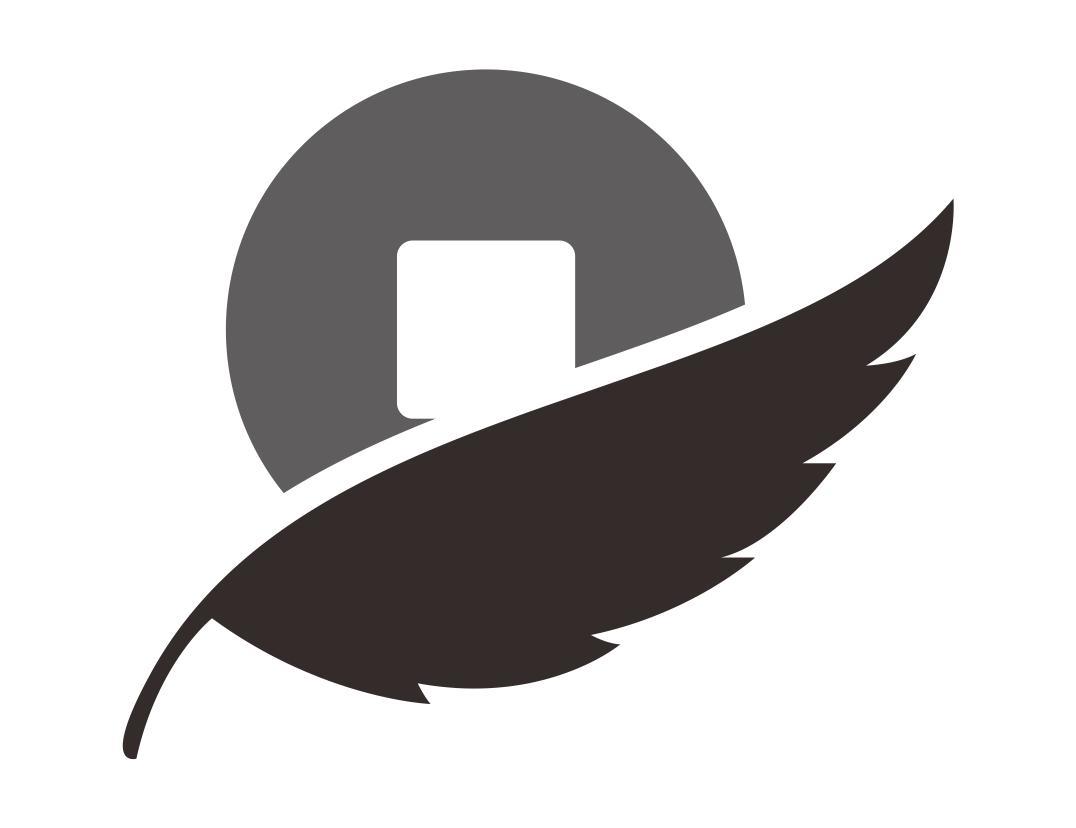 图形-羽毛-钱币