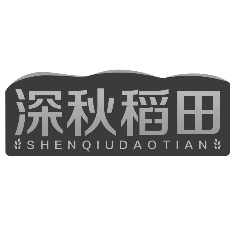 深秋稻田