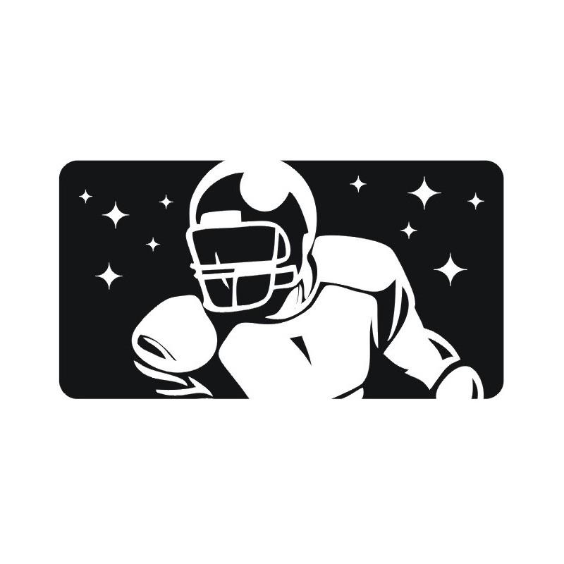 橄榄球远动员图形