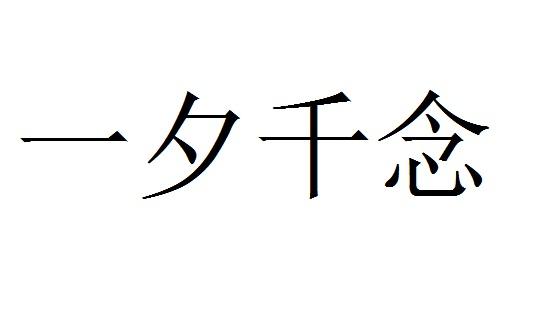 一夕千念